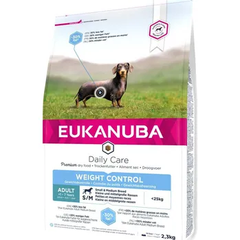 Krmivo pro psa 2,3 kg Eukanuba Daily Care Weight Control Small/Medium Adult Dog