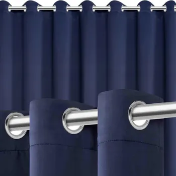 Závěs Závěs zatemňovací s kroužky 140 cm x 250 cm