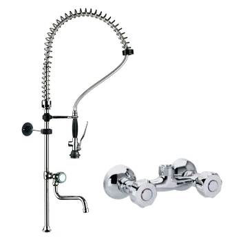 Pařezová fréza Sprcha ze zdi s ramínkem a s baterií | REDFOX - DOC 4+