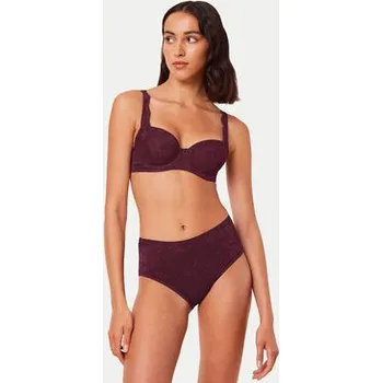 Dámské spodní prádlo Triumph Klasické kalhotky s vysokým pasem Amourette Charm 10216997 Bordó 36