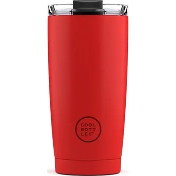Termohrnek Cool Bottles Vivid Red, třívrstvý, 550 ml