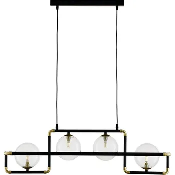 Jupiter 1982 - Lustr na lanku ZAFRA 4xG9/10W/230V černá