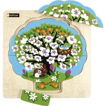 Puzzle Nathan Vrstvené puzzle 4 Roční Období