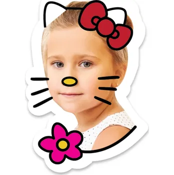 Party dekorace Personal Personalizovaný zápich na tortu - Hello Kitty