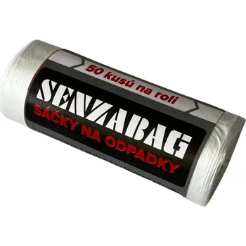 Pytle na odpadky Sáček do koše HDPE, 630 x 740 mm, čirý, 50ks/role - SENZABAG