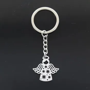 Quinooo Přívěsek na klíče Anděl strážný sněhové vločky