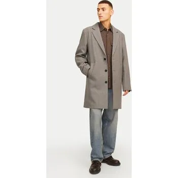 Oblečení a móda Jack & Jones Vlněný kabát Harris 12263845 Béžová Regular Fit L