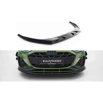 Nárazník Spojler pod nárazník lipa V.1 Audi S3 / A3 S-line 8Y Facelift černý lesklý plast