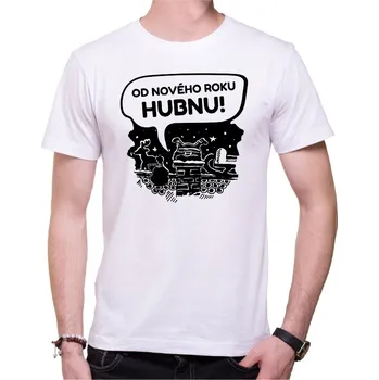 Pánské tričko Tričko - Novoroční předsevzetí, Barva látky ružová, Střih Pánsky / UNISEX, Velikost M