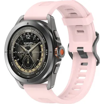 Ostatní příslušenství k chytrým hodinkám VSECHNONAMOBIL 91090 SILICONE Vyměnitelný řemínek pro Xiaomi Watch S4 Sport světle růžový