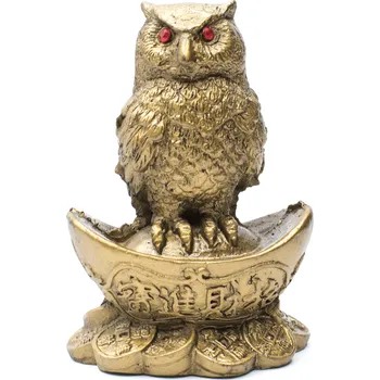 Milujeme Kameny Sova na ingotu - soška Feng shui 211033