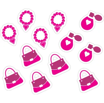 Party nádobí Personal Personalizované zápichy do koláčikov - Barbie