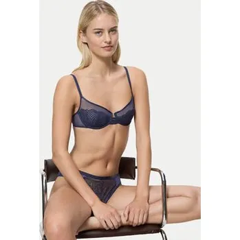 Dámské spodní prádlo Triumph Podprsenka s kosticemi Delightful Spotlight 10219854 Tmavomodrá 85E