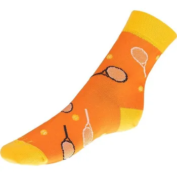 Pánské ponožky Ponožky Tenis Oranžová,Žlutá,Bílá BX1001045 - 43-46