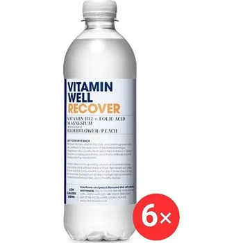 Nápoj pro sportovce Vitamin Well Recover, 6 x 500 ml