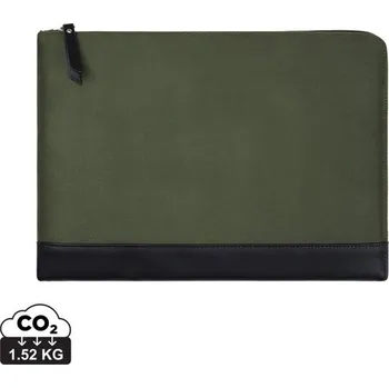 batoh na notebook Obal na 16" notebook VINGA Marlow z RCS recykl. polyesteru - Zelená / Černá, Firemní dárkové předměty s vlastním potiskem
