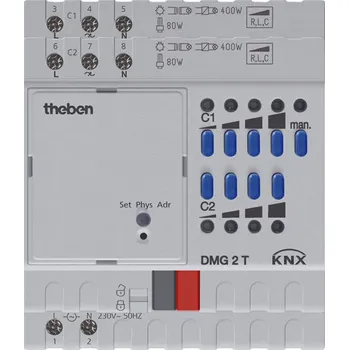 spínaný zdroj THEBEN 4930270 Stmívací aktor DMG 2 T KNX