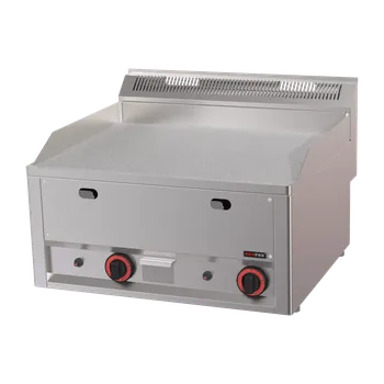 Kuchyňský gril Grilovací deska 65x48 plynová durable chrom hladká bez podestavby | REDFOX - FTHC 60 GL