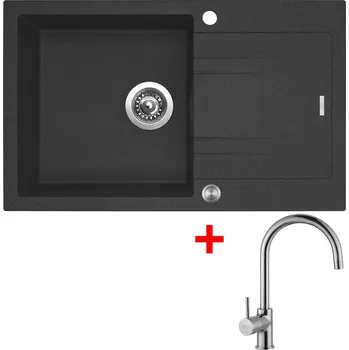 Kuchyňský dřez Akční Sinks LINEA 780 XC Granblack + VITALIA