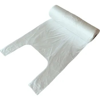 Taška HDPE 5K, 220+120x490 mm - čirá, na roli
