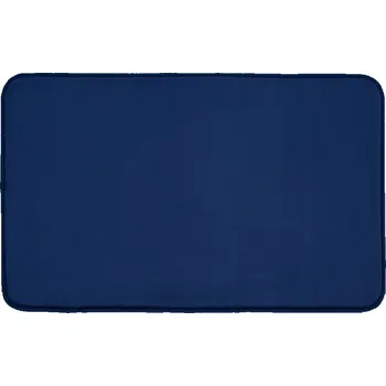 Koupelnová předložka Tmavě modrá koupelnová předložka z paměťové pěny 50x80 cm – Catherine Lansfield ID_1456786