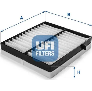 Filtr do auta Filtr, vzduch v interiéru UFI 53.100.00