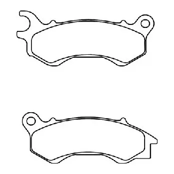 Brzda pro motocykl CL BRAKES brzdové destičky 3102 MSC