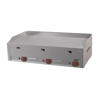 Kuchyňský gril Grilovací deska 97x48 plynová durable chrom hladká stolní | REDFOX - FTHC 90 G