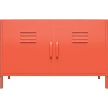 Komoda Oranžová kovová skříňka Novogratz Cache, 100 x 64 cm ID_1436697