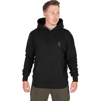 Rybářské oblečení Fox Collection Hoody Black & Orange Velikost: S