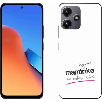 Pouzdro na mobilní telefon Gelový kryt mmCase na Xiaomi Redmi 12 5G - nejlepší maminka 4 bílé pozadí