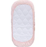 Nepropustné prostěradlo do kočárku Scarlett - Tencel - 75x35 cm - růžová