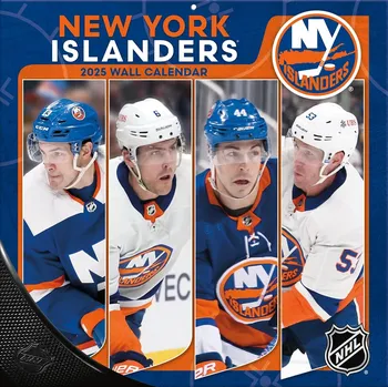 Kalendář JF Turner Kalendář New York Islanders NHL 2025 Wall Calendar