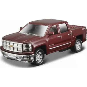 Hračka Maisto Chevrolet Silverado 1500 Z71 (2014), Burgundy 1:52