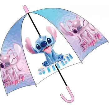 Deštník Vystřelovací transparentní deštník Lilo a Stitch