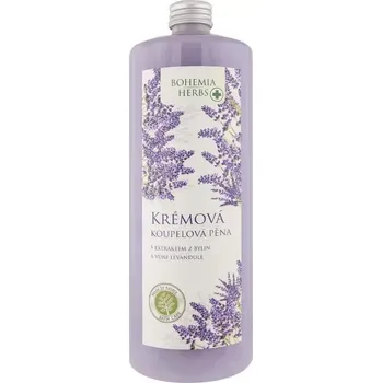 Koupelová pěna Krémová koupelová pěna 1000ml - Levandule