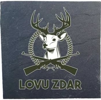 Kameninový podtácek 10cm - Pro myslivce