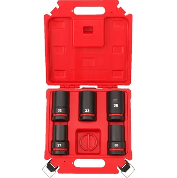 Gola hlavice MILWAUKEE 1" sada prodloužených průmyslových hlavic , 5ks