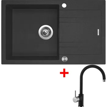 Kuchyňský dřez Akční Sinks LINEA 780 XC Granblack + VITALIA GR