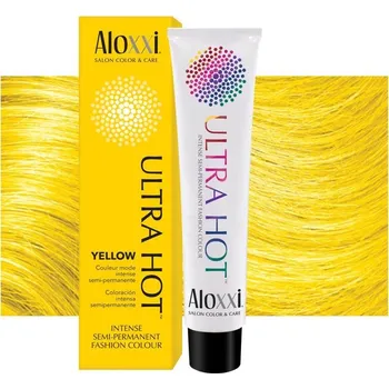 Barva na vlasy ALOXXI® ULTRA HOT™ Žlutá barva semi-permanentní 125ml