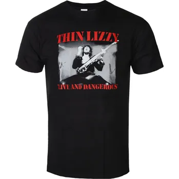 Tričko metal pánské Thin Lizzy - Live & Dangerous - ROCK OFF - TLTS12MB - XXL
