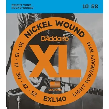 Struna pro hudební nástroj D'Addario EXL140 + prodloužená záruka 3 roky
