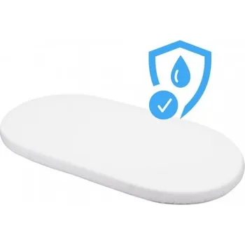 Dětská postýlka Monbaby nábytek Waldin Nepromokavé prostěradlo k velké oválné rostoucí postýlce pro miminko 7v1