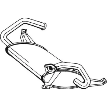 Výfukový systém Zadní tlumič výfuku BOSAL 177-275