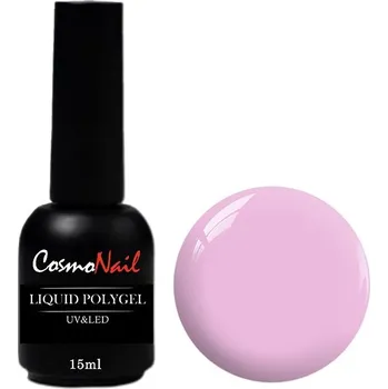Lak na nehty COSMONAIL Liquid Polygel Powder Rose 6, 15 ml