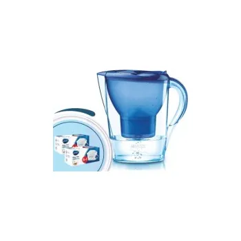 Filtrační konvice Brita Marella cool modrá 2,4l + 12 filtrů Maxtra Velmi výhodné balení. Kombinace konvice Brita Marella a 12 kusů filtrů Brita Maxtra Plus PO.