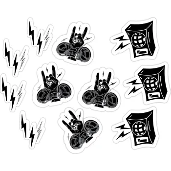 Party nádobí Personal Personalizované zápichy do koláčků - ROCK