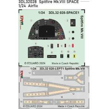 Plastikový model Eduard 1/24 Spitfire Mk.VIII SPACE (AIRFIX)