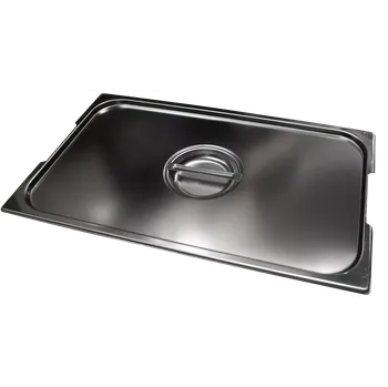 Myčka nádobí Víko GN 1/1 otvor pro naběračku ucha zasouvací nerez | REDFOX - VGN 1/1 NU