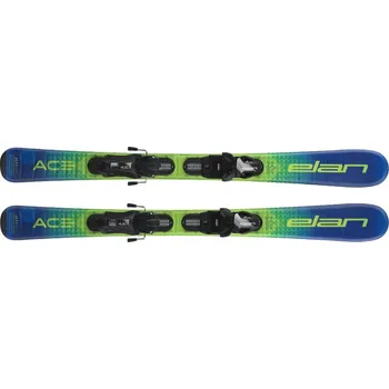 Sjezdové lyže Elan Jett Jr+EL 7.5 GW Velikost: 130 L blue/green+V solid black 22/23